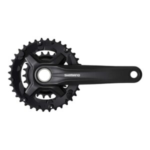 shimano mt210-b2 crankset 175mm 36/22t 9-speed black