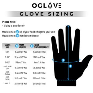 OGLOVE Waterproof Thermal Sports Gloves, Touchscreen Sensitive Field Gloves for Football, Soccer, Rugby, Mountain Biking, Cycling, Fishing and More, Adult Small 13Y+