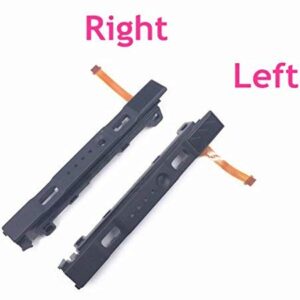 Fix Part Right Left L R Slider Rail with Flex Cable Replacement for Switch NS NX Joy-Con Console (Left)