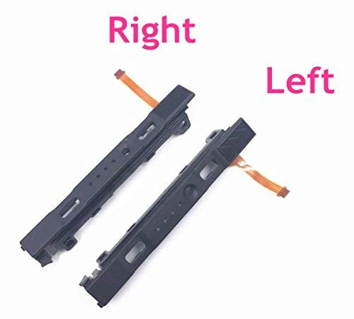 Fix Part Right Left L R Slider Rail with Flex Cable Replacement for Switch NS NX Joy-Con Console (Left)