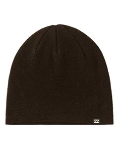 billabong mens all day beanie hat, black, one size us