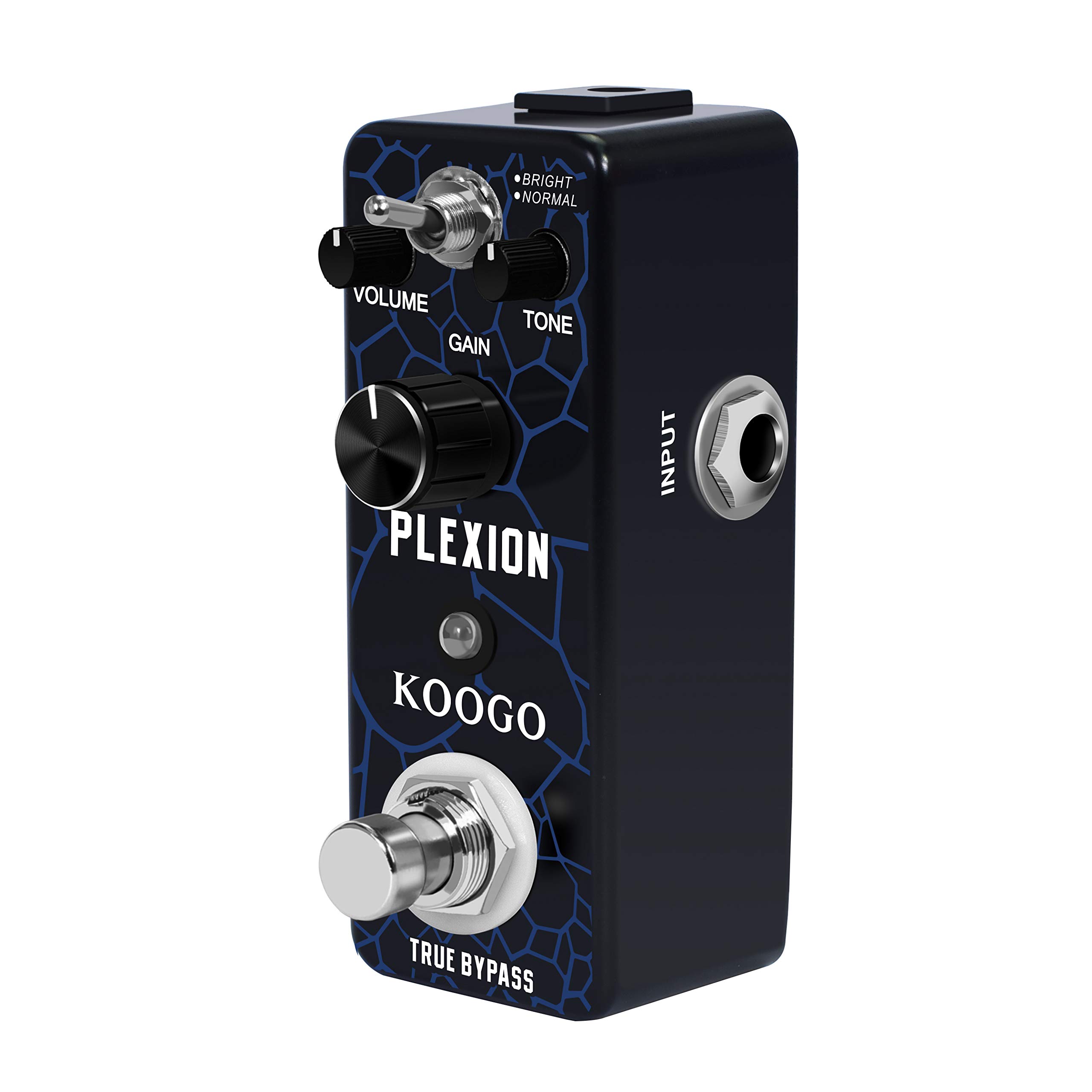 Koogo Distortion Pedal Plexion Dist Effects Pedals with Bright & Normal Working Modes True Bypass …