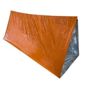 ultralight survival tent 2 person emergency shelter tube tent for hiking, camping, outdoor survival kits