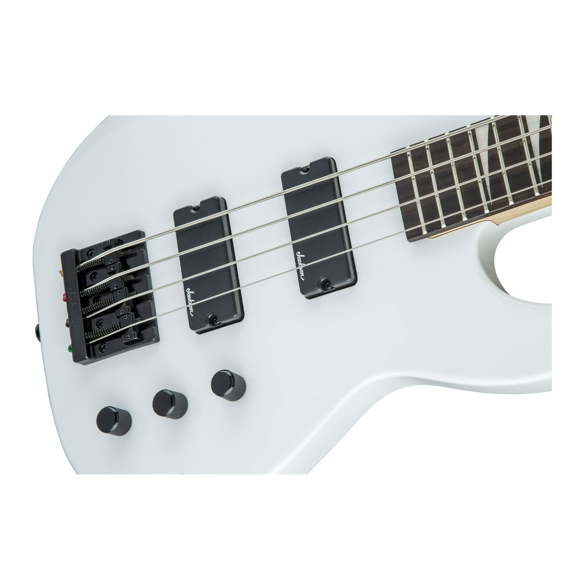 Jackson JS Series Concert Bass JS2 Electric Bass Guitar, Amaranth Fingerboard, Snow White