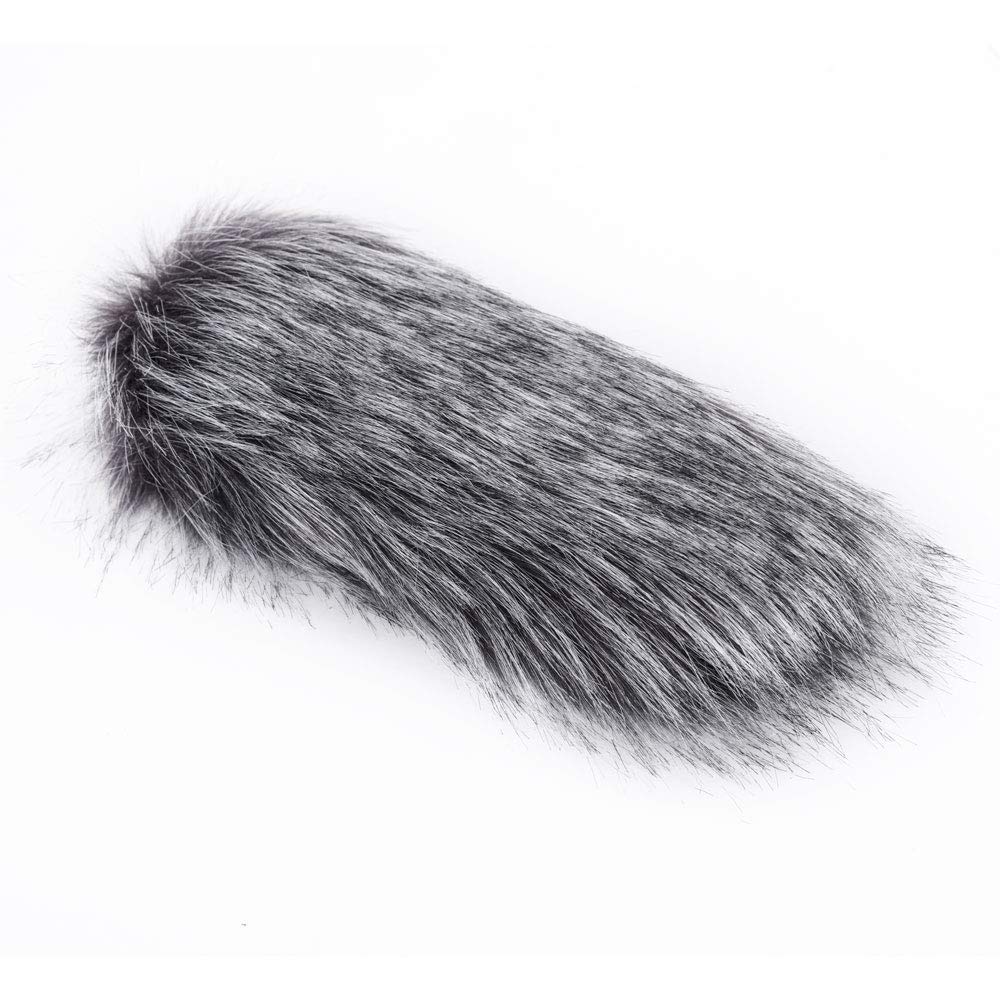 comica CVM-MF2 Outdoor Microphone Furry Windscreen Muff Professional Wind Cover Compatible with CVM-V30 LITE Shotgun Video Microphone