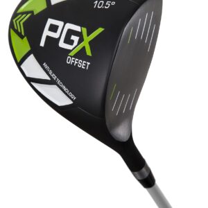 Pinemeadow Golf PGX Offset Driver (Ladies, Right Hand, Graphite, Ladies Flex) Black/Green/White