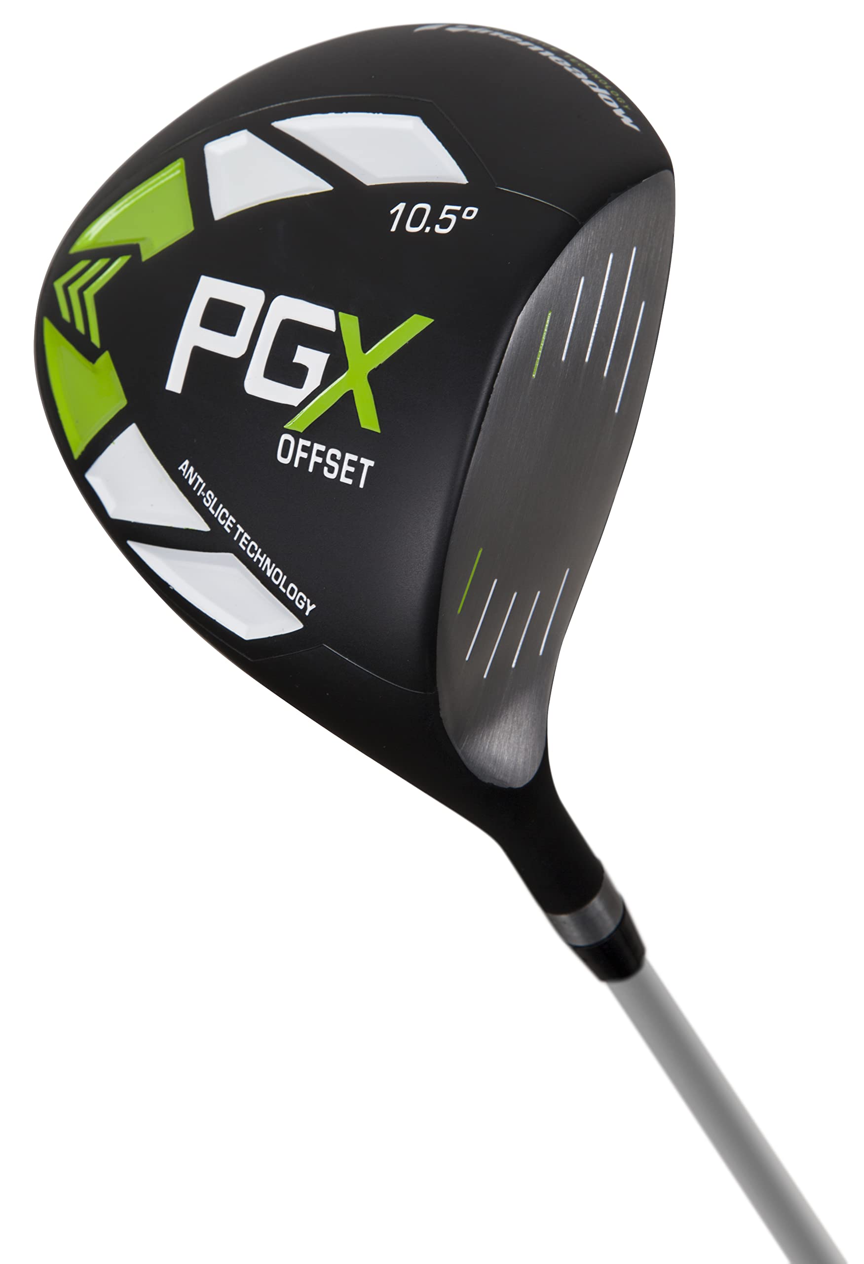 Pinemeadow Golf PGX Offset Driver (Ladies, Right Hand, Graphite, Ladies Flex) Black/Green/White