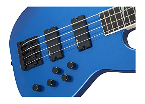 Jackson JS Series Concert Bass JS3, Metallic Blue, Amaranth Fingerboard