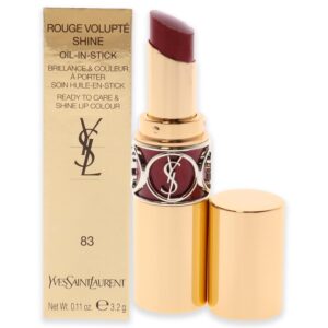 yves saint laurent rouge volupte shine oil-in-stick lipstick - 83 rouge cape women 0.11 oz