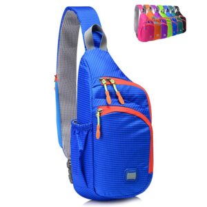 peicees small sling backpack waterproof unisex shoulder bag chest crossbody daypack