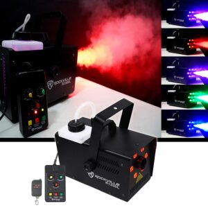 Rockville R1200L LED DMX Fog Machine Fogger+Remote+Gallon of Chauvet Fluid Juice