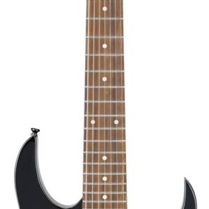 Ibanez GRG 7 String Solid-Body Electric Guitar, Right, Transparent Black Sunburst, Full (GRG7221QATKS)