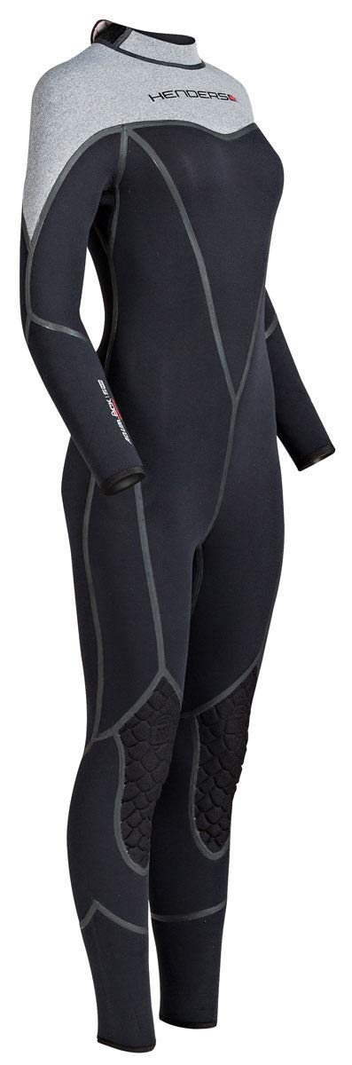 Henderson 7mm Aqualock Quickdry Women’s Back Zip Jumpsuit Black 8S