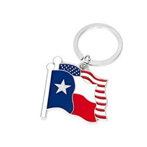 Texas Bundle Souvenir Metal Keychain 12 Pack-Texas Lone Star on Texas State Map, Don't Mess with Texas, I Love Texas, Longhorn, Texas Seal, Texas Bottle Opener, Texas Boot & More