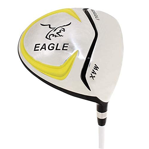 Junior Eagle Graphite Golf Clubs Set for Boys & Girls 9-12yrs: wDriver, Utility Club, Mid &, Short Irons, Putter and Two Head Covers