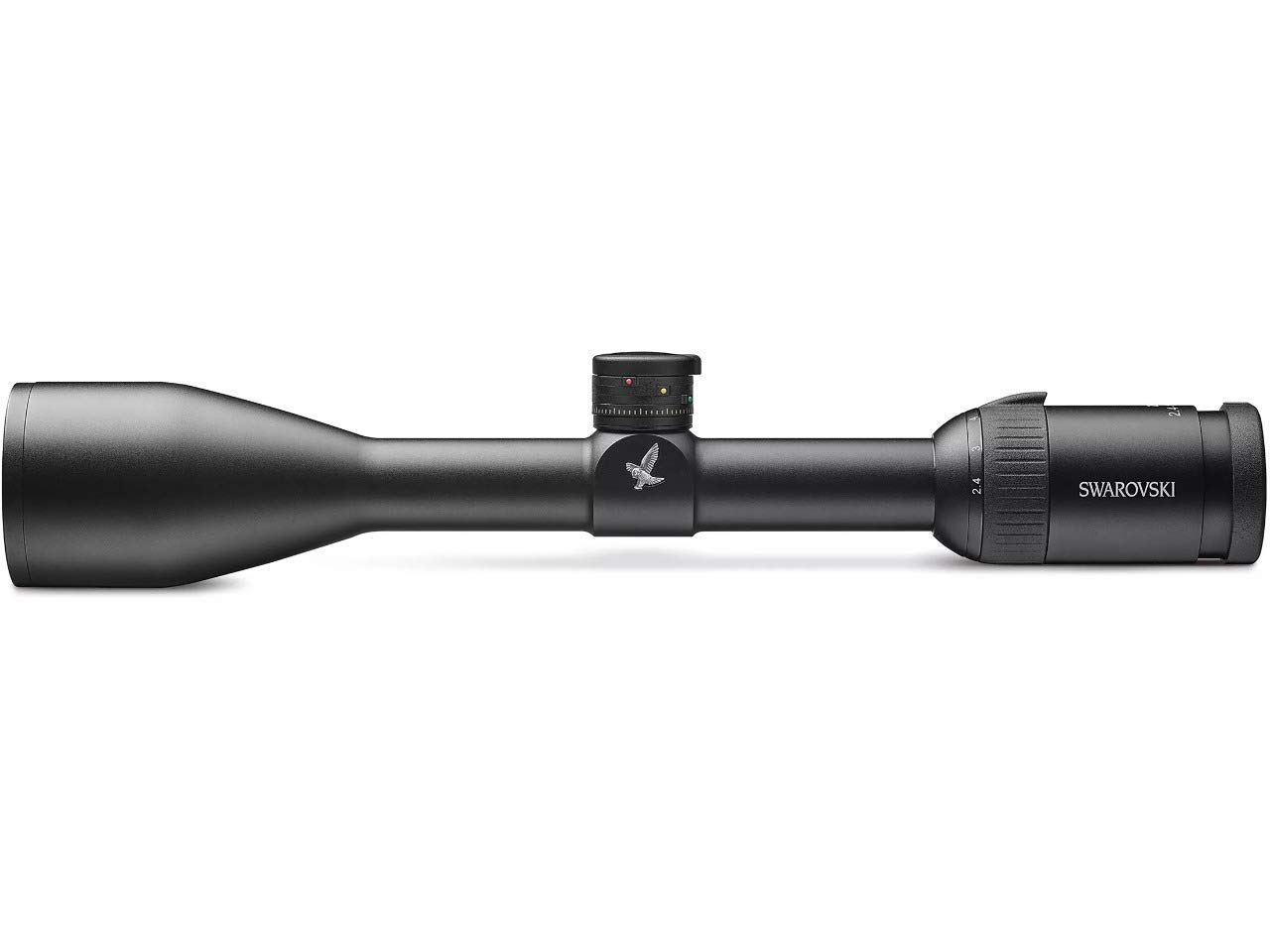 Swarovski Optik 2.4-12x50 Z5 BT Series Riflescope, Matte Black with Second Focal Plane 4W Reticle, Ballistic Turret, 1" Center Tube