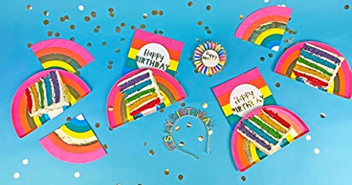 Talking Tables RAIN Rainbow 'It's My Birthday' Alloy Headband, One, Multicolor