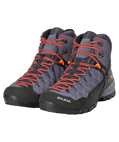 Salewa Men's MS ALP Trainer MID GTX Trekking & Hiking Boots, Ombre Blue Fluo Orange, 11