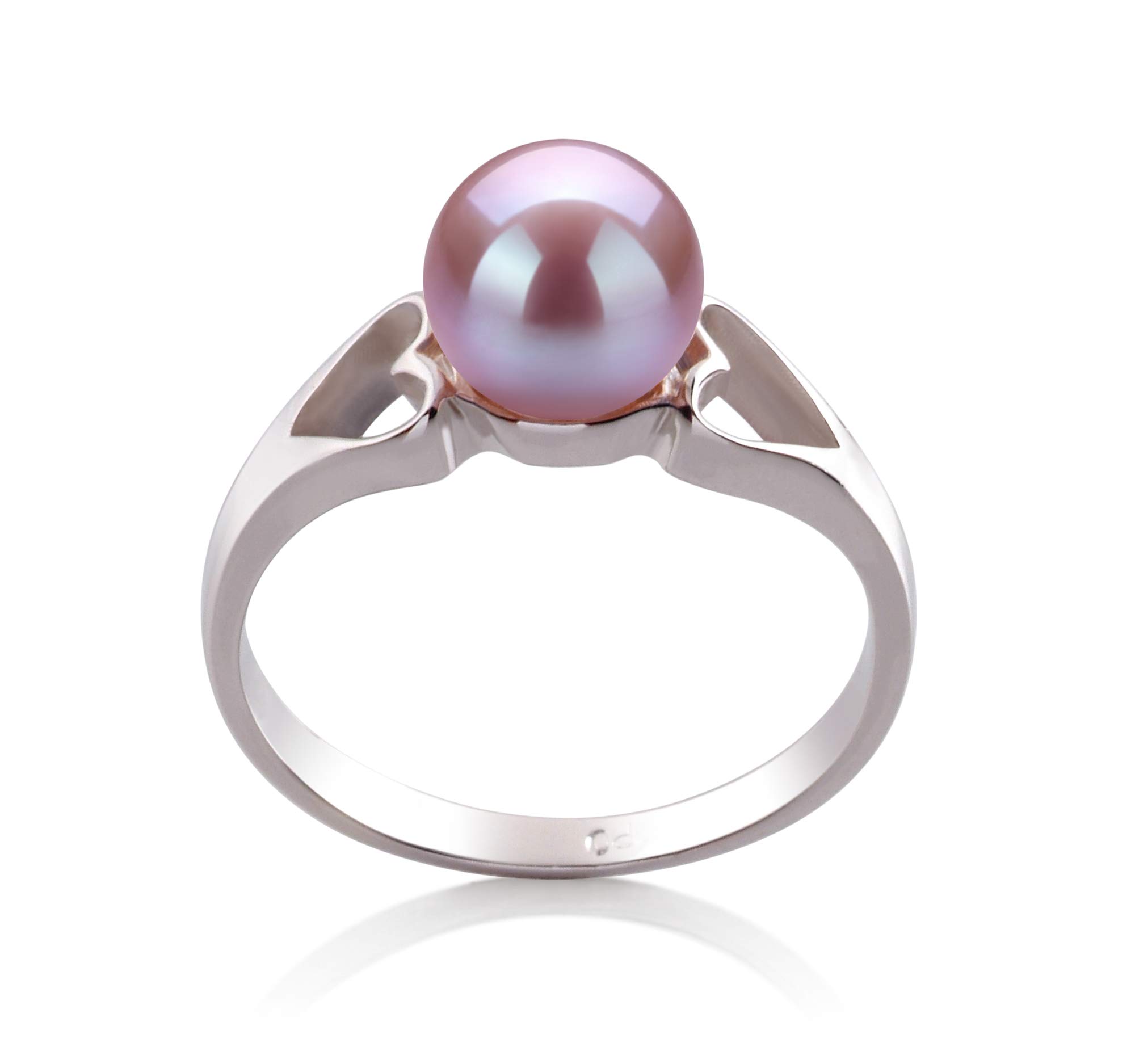 Jessica Lavender 6-7mm AA Quality Freshwater 925 Sterling Silver Cultured Pearl Ring For Women - Size-7