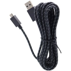 Deal4GO 2.7M 9FT Long Elite Controller Braided Original Micro USB Charging Cable for Microsoft Xbox One Controller Charging Cord