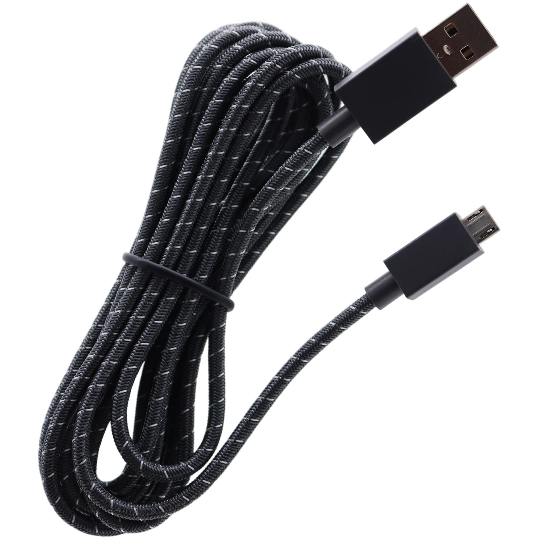 Deal4GO 2.7M 9FT Long Elite Controller Braided Original Micro USB Charging Cable for Microsoft Xbox One Controller Charging Cord