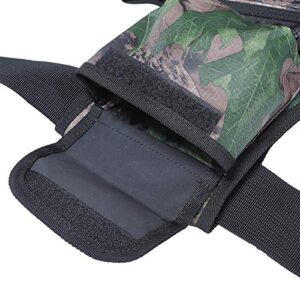 UNISTRENGH Back Hip Archery Quiver Holder 3 Tube Camo Archery Arrow Quiver Holder for Hunting Training with Carry Bag for 24-30 Arrows