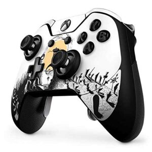 Skinit Decal Gaming Skin Compatible with Xbox One Elite Controller - Officially Licensed Disney The Nightmare Before Christmas Jack on Spiral Hill Art Design