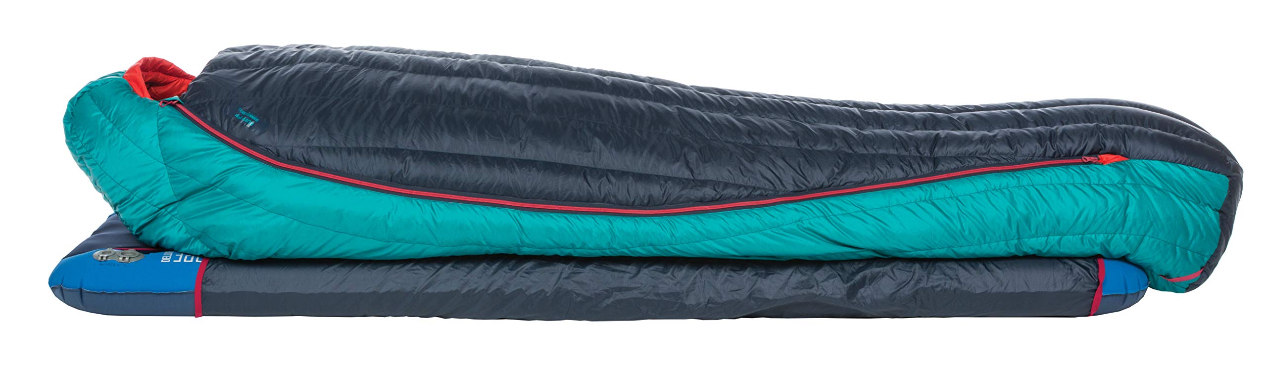 Big Agnes Women's Daisy Mae (650 DownTek) Sleeping Bag, 0 Degree, Petite, Right Zip