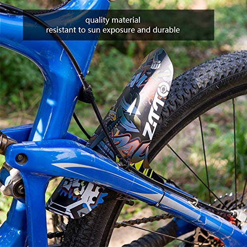 Dilwe Bike Fenders, Bike Rear Mudguard Tire Tyre Mud Flaps for Mountain Bike, Road Bike