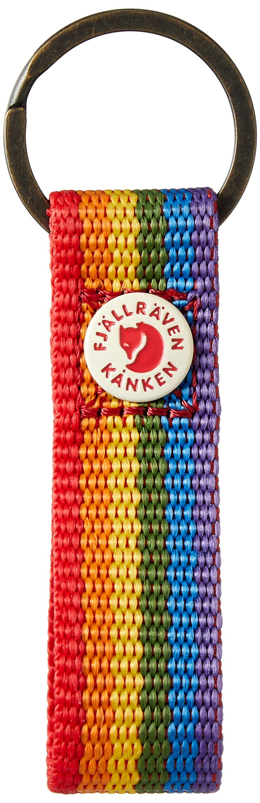 Fjallraven, Kanken Key Ring for Everyday Carry, Rainbow Pattern