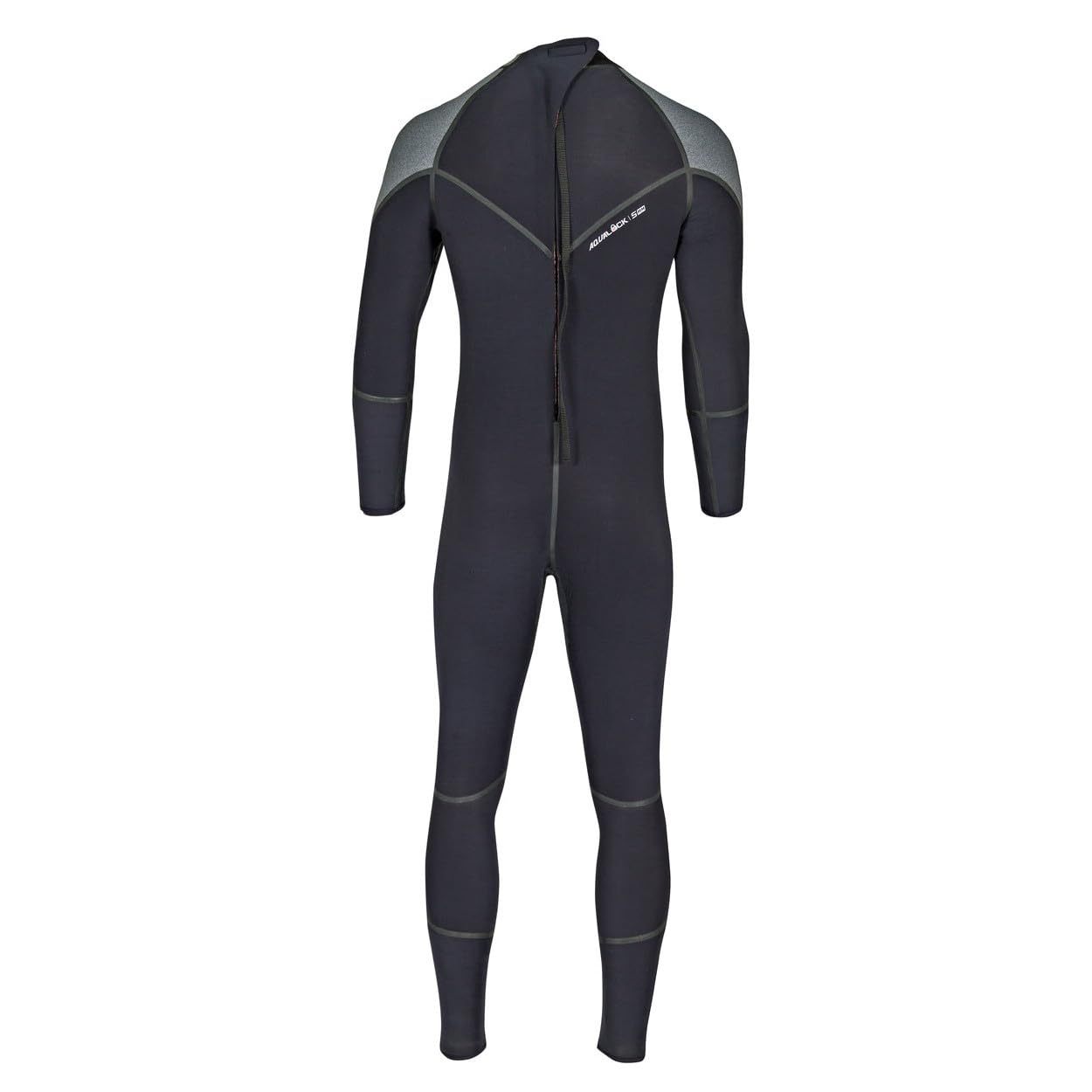 Henderson 3mm Men's Aqua Lock Back Zip Dive Fullsuit - Black - X-Large