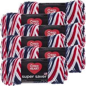 Red Heart Americana Super Saver Yarn 6/Pk 6 Pack