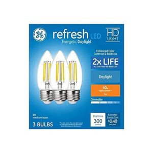 GE Refresh 40-Watt EQ Daylight Dimmable Light Bulbs (3-Pack)