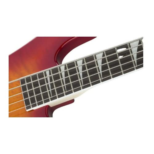 Jackson JS Series 5-String Concert Bass JS3VQ, Cherry Burst, Amaranth Fingerboard