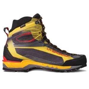 La Sportiva Mens Trango Tech GTX Mountaineering/Hiking Boots, Black/Yellow, 12