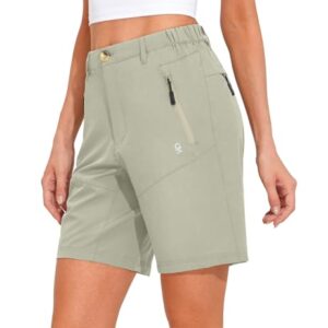 Little Donkey Andy Women's Stretch Quick Dry Cargo Shorts for Hiking, Camping, Travel Khaki Size XXL