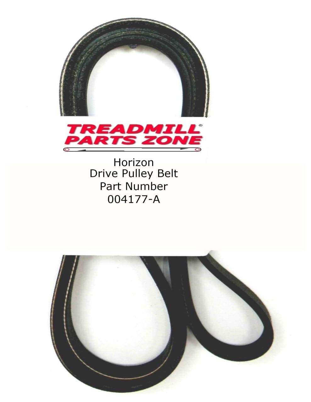 Treadmillpartszone Replacement Horizon Elliptical Model EX55 EP132 Drive Pulley Belt Part Number 004177-A