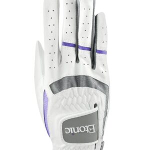 Etonic Golf Ladies LRH Stabilizer F1T Sport Glove (2 Pack) White Large