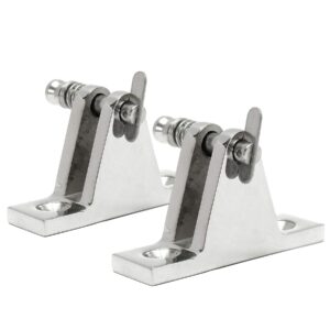 nrc&xrc2 pcs marine boat deck hinge mount bimini top fitting hardware 316 stainless steel