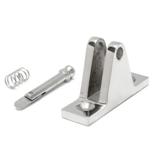 NRC&XRC2 PCS Marine Boat Deck Hinge Mount Bimini Top Fitting Hardware 316 Stainless Steel