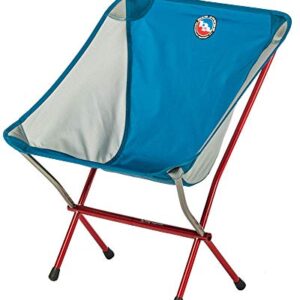 Big Agnes Mica Basin Chair- Ultralight, Portable Chair for Camping and Backpacking, Blue/Gray