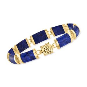 ross-simons good fortune bracelet in 14kt yellow gold