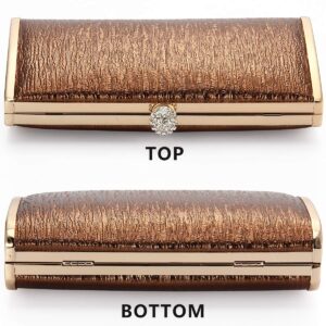 Women Evening Clutch Bags Metal Frame Evening Bag Night Purse Handbag Wedding Prom Party Cocktail Bridal Clutches