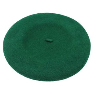 Umeepar Wool French Beret Hat for Women, Green