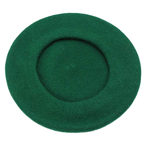 Umeepar Wool French Beret Hat for Women, Green