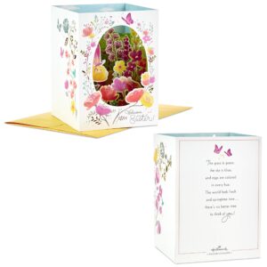 Hallmark Paper Wonder Displayable Pop Up Easter Card (Spring Flowers), Welcome Easter