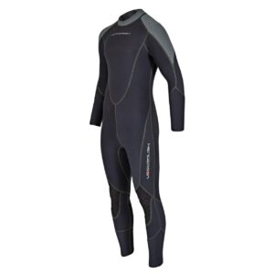 Henderson 5mm Men's Aqua Lock Back Zip Dive Fullsuit - Black - X-Large