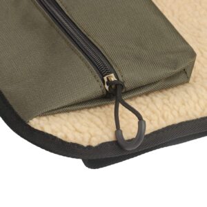 TOURBON Shooting Hunting Roll-up Gun Cleaning Mat Pad with Tool Storage Pocket