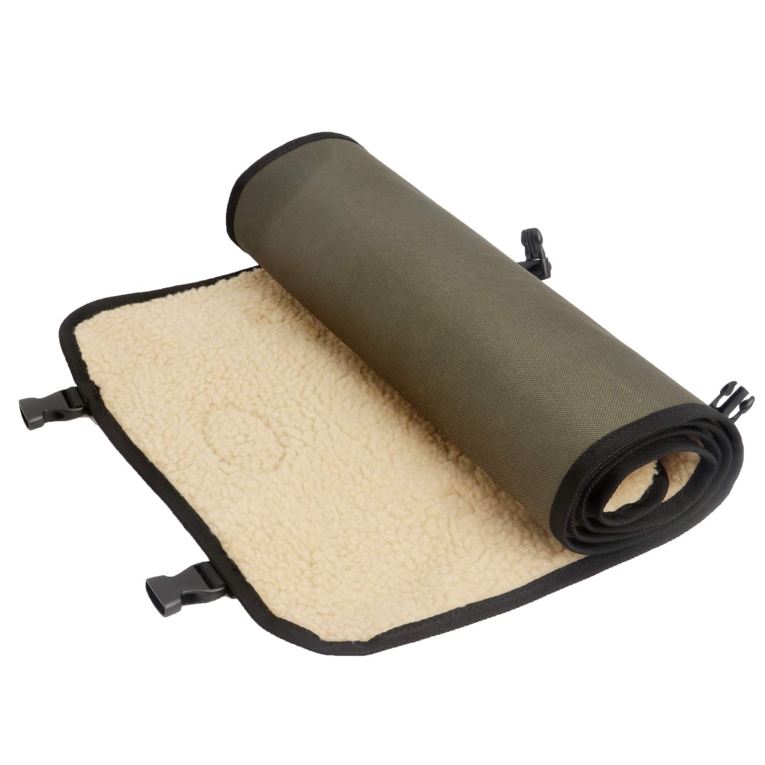 TOURBON Shooting Hunting Roll-up Gun Cleaning Mat Pad with Tool Storage Pocket