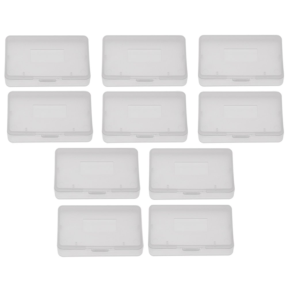 10pcs Transparent Anti Dust Cover Cartridge Game Case Box for Nintendo Game Boy Advance